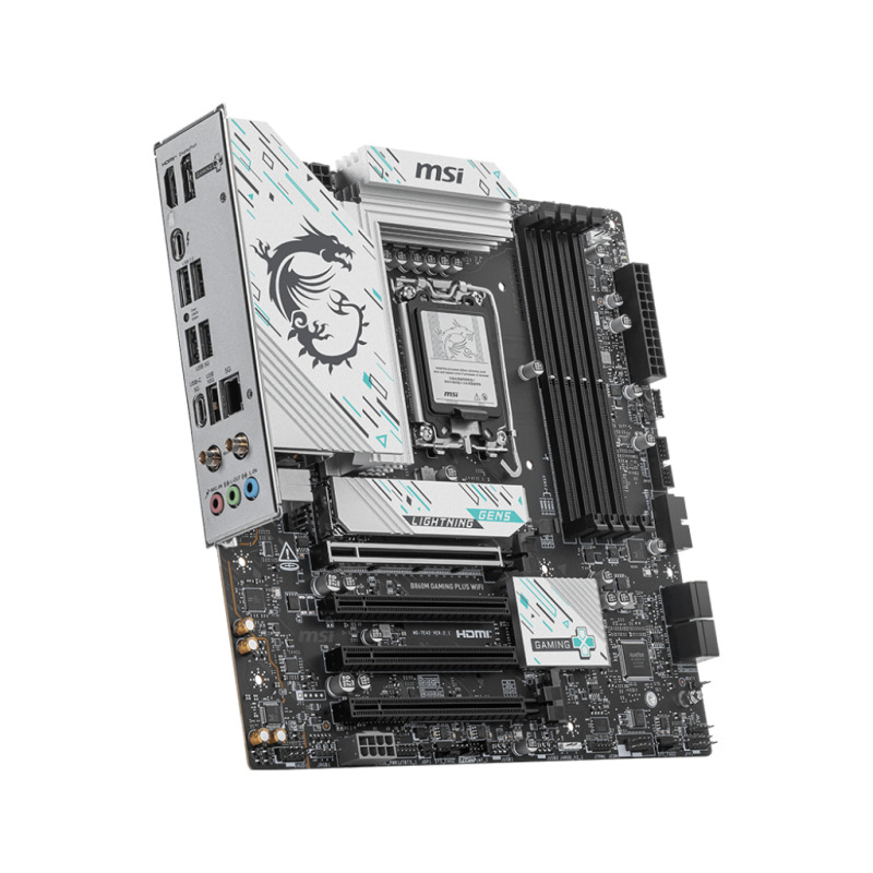 MOTHERBOARD MSI (B860M GAMING PLUS WIFI) SOCKET 1851, 4*DDR5 8800 MHZ, HDMI, DP, 3*M.2, MICRO ATX image 4
